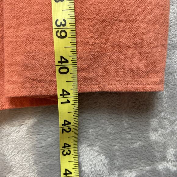 Universal Thread Flutter Sleeve Dress Womens 1X Peach Button Down Ruffle Tiered - Picture 9 of 9